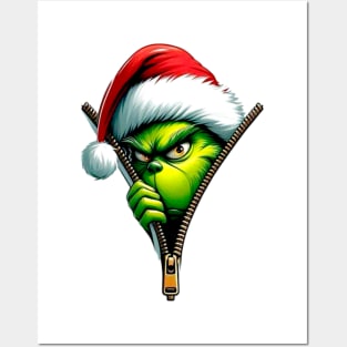 Grinch Zipper Posters and Art